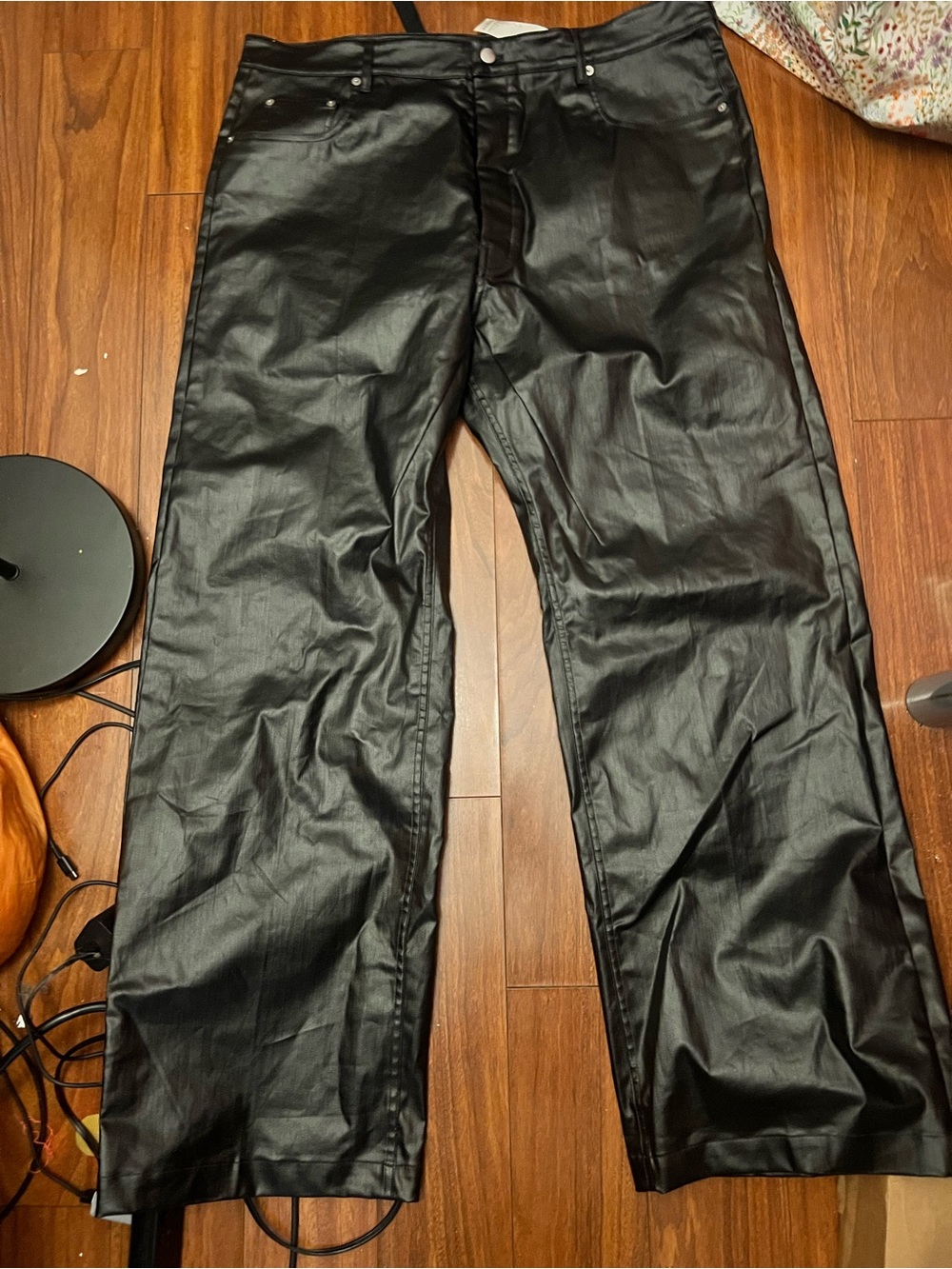 Men's Rick Owen Leather Pants